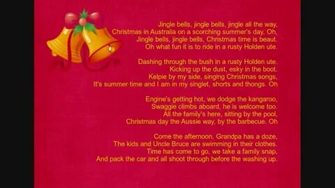 Australian Jingle Bells Lyrics - Aussie Jingle Bells Lyrics 