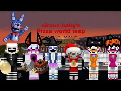 my circus baby's Pizza world map - YouTube