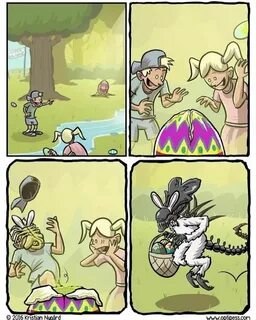 #HappyEaster #SundayFunnies! #Easter #Aliens #art by Kristia