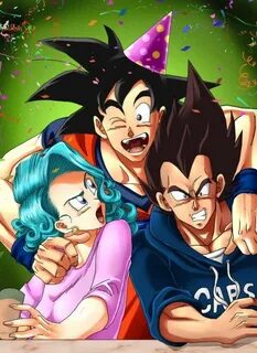 Happy Birthday Goku! For once Bulma is even more pissed than