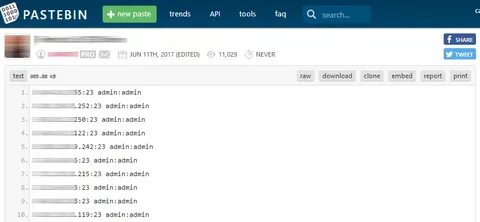 Someone Published a List of Telnet Credentials for Thousands