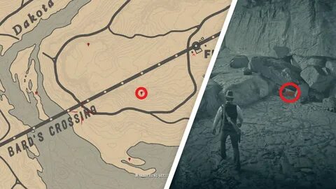 Red Dead Redemption 2 Online Treasure Map Bards Crossing