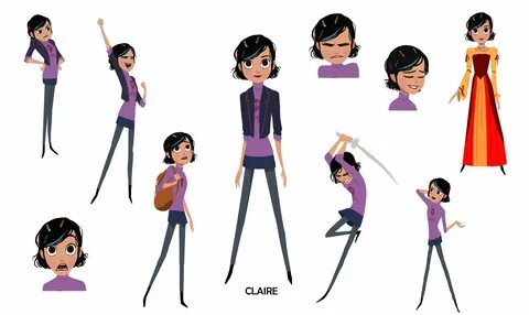 Style reference. Colors / Details Trollhunters characters, C