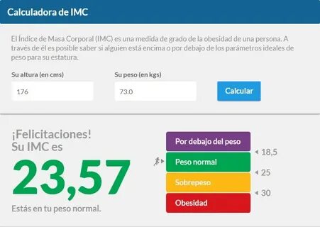 Calcular Imc / Les principaux avantages de l'imc (facilité d