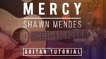 Mercy - Shawn Mendes Guitar Lesson (Tutorial) EASY Chords - 