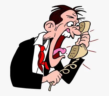 Dont Yell On The Phone , Transparent Cartoon, Free Cliparts 