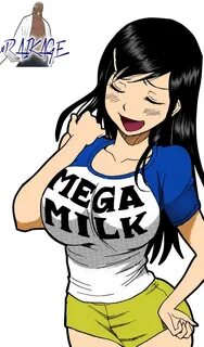 Mega Milk Png - Big Ass Anime Tiddies Clipart - Full Size Cl
