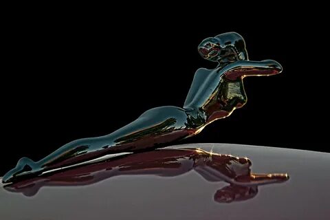 Gem nude lady chrome plated hood ornament - Hot Naked Girls 