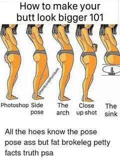 How to Make Your Butt Look Bigger 101 Photoshop Side the Clo