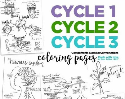 Cycle 2 SCIENCE Coloring Pages 5th Edition Etsy Classical co