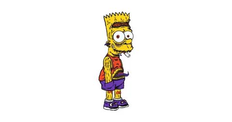 The Scary Bart - Bart Simpson - Pillow TeePublic