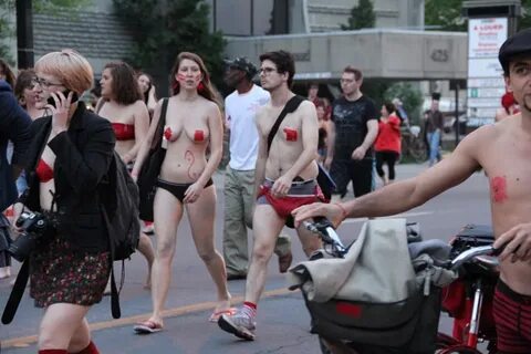Maisonneuve Photos: The Naked Protesters of Montreal