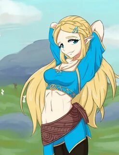 BOTW - Princess Zelda Summer version by Icesticker Cute kawa