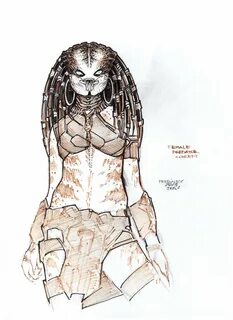 ArtStation - Designing The Huntress - Female Predator (2018-