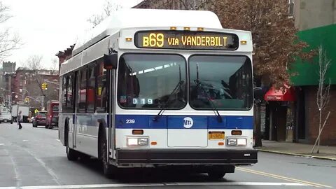 MTA NYCT Bus: 2011 New Flyer C40LF B69 Bus #239 at Carroll S