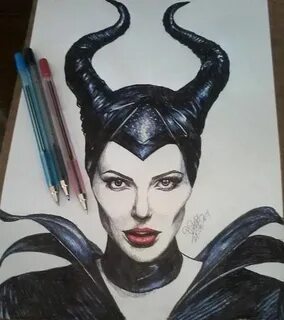 Maleficent drawing Malévola desenho, Desenho de rosto, Desen