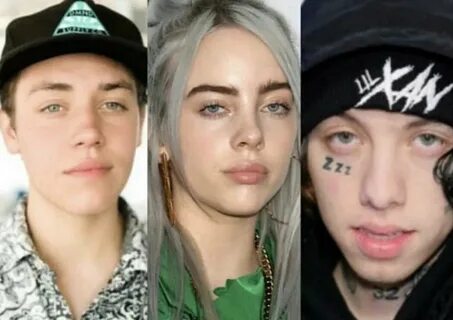 Lil Xan And Billie Eilish Look Alike Famous Person All in on