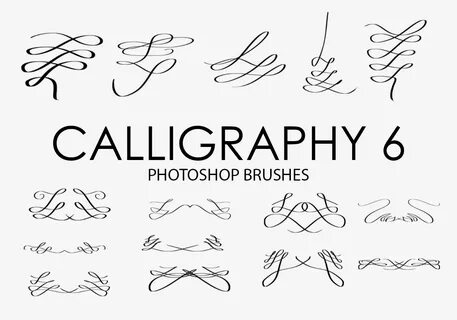 Calligraphy Photoshop Brushes 6 - Free Photoshop Brushes at 