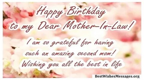 100+ Happy Birthday Wishes, Messages, Quotes for Mother-in-L