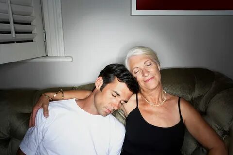 Older woman in love with younger man