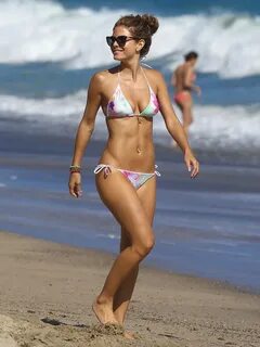 american apperel: Maria Menounos Beach Party Bikini Candids 