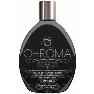 Chroma 200X Black Bronzer Tanning Lotion 13.5 oz.