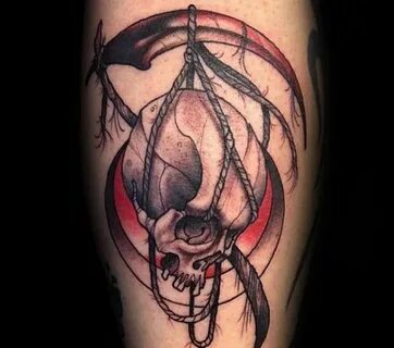 63 Popular Scythe Tattoo Designs And Ideas About Axe - Parry