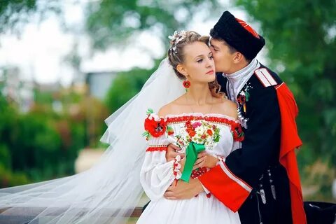 Свадебная церемония у русских (68 фото)