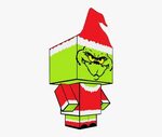 Grinch Face Clipart - Santa Claus Cubeecraft , Free Transpar