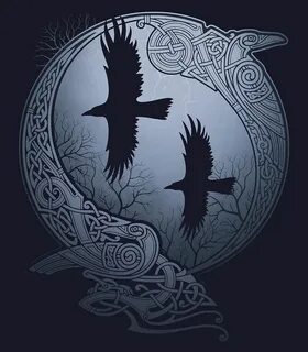 ODIN'S RAVENS Essential T-Shirt by RAIDHO in 2022 Norse tatt