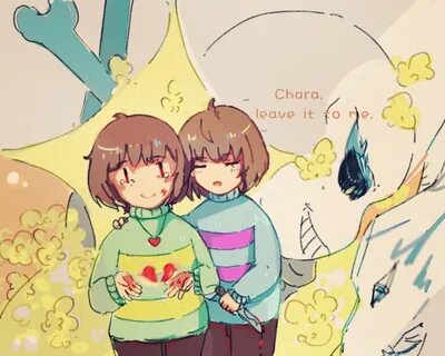 Undertale Chara X Sans And Frisk - Floss Papers