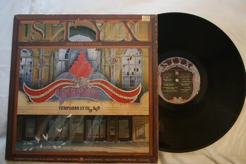 Record Rack' Steembay Auction: Styx "Paradise Theater" - Ste