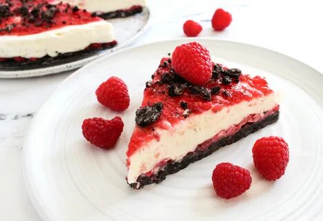 Baked Raspberry Cheesecake Recipe : No Bake Raspberry Cheese