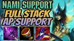 FULL AP STACKING SUPPORT BUILD Nami support gameplay LOL WIL