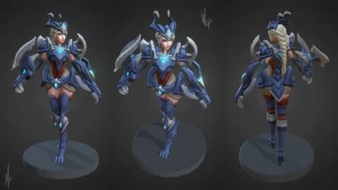 Championship Shyvana FanArt (LP WIP) by Skylarc-1 Character 