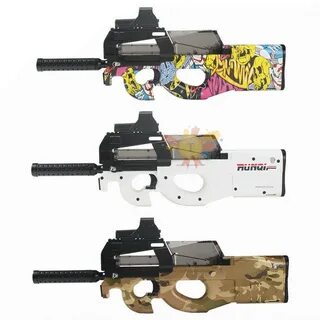 P90 Electric Toy GUN Water Bullet Bursts Gun Graffiti Editio