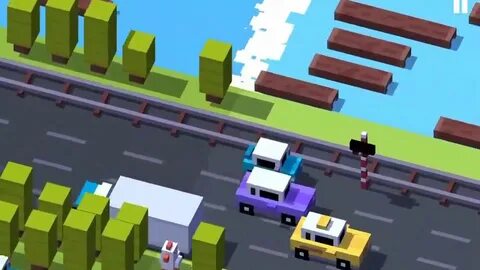 Crossy Road - (playing with chicken) - YouTube