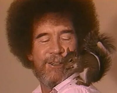Bob ross squirrel
