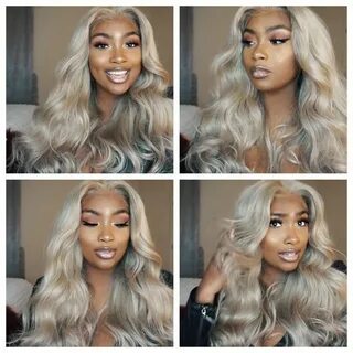 YouTube Hair styles, Ash blonde hair, Wig hairstyles