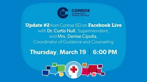 Conroe ISD Update #2 - March 19, 2020 - YouTube