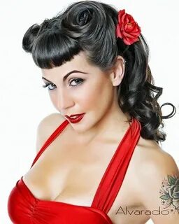 LOVE THIS! for hair and makeup! Rockabilly hair, Vintage hai