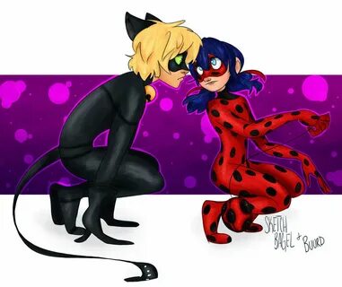 Ladybug and Chat Noir - Miraculous Ladybug Fan Art (39762206