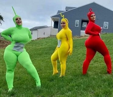 Thicc Lady Teletubbies Cosplay Know Your Meme