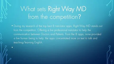 RightWay MD Translator Mobile App on Behance