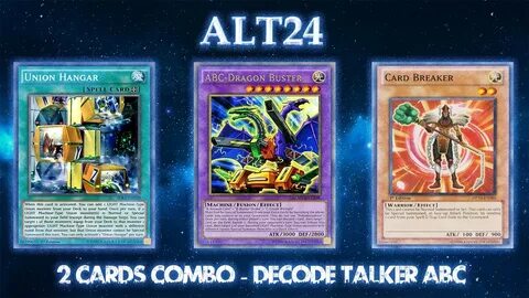 YGOPRO 2 Cards Combo - Decode Talker ABC (Link Format) - You