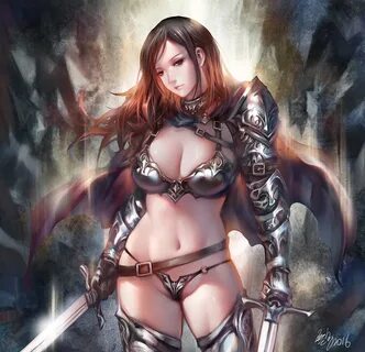 The secondary image of a girl in bikini armor that 1 50 phot