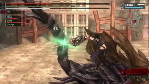 God Eater Resurrection - First Time Against Dyaus Pita - You