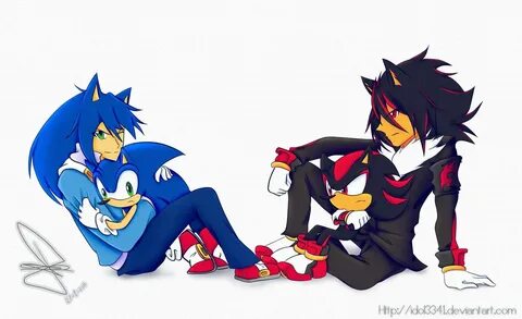 Sonic and Shadow gijinka Shadow sonic, Cómo dibujar a sonic,