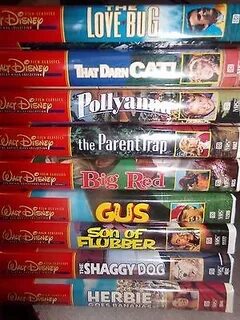 Lot of 9 Walt Disney Film Classics Collection VHS Tapes - Ch