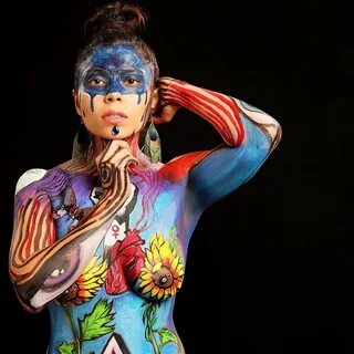 Body Painting Models Gallery: July 2019